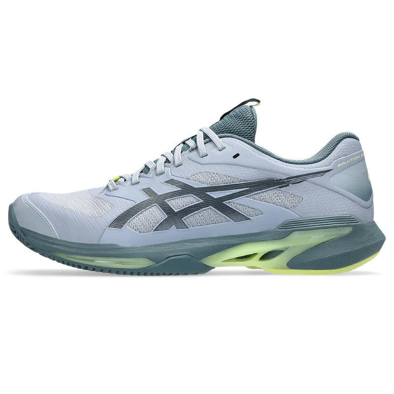Asics Tennisschoen Solution Speed FF 4 Clay Heren Grijs Blauw