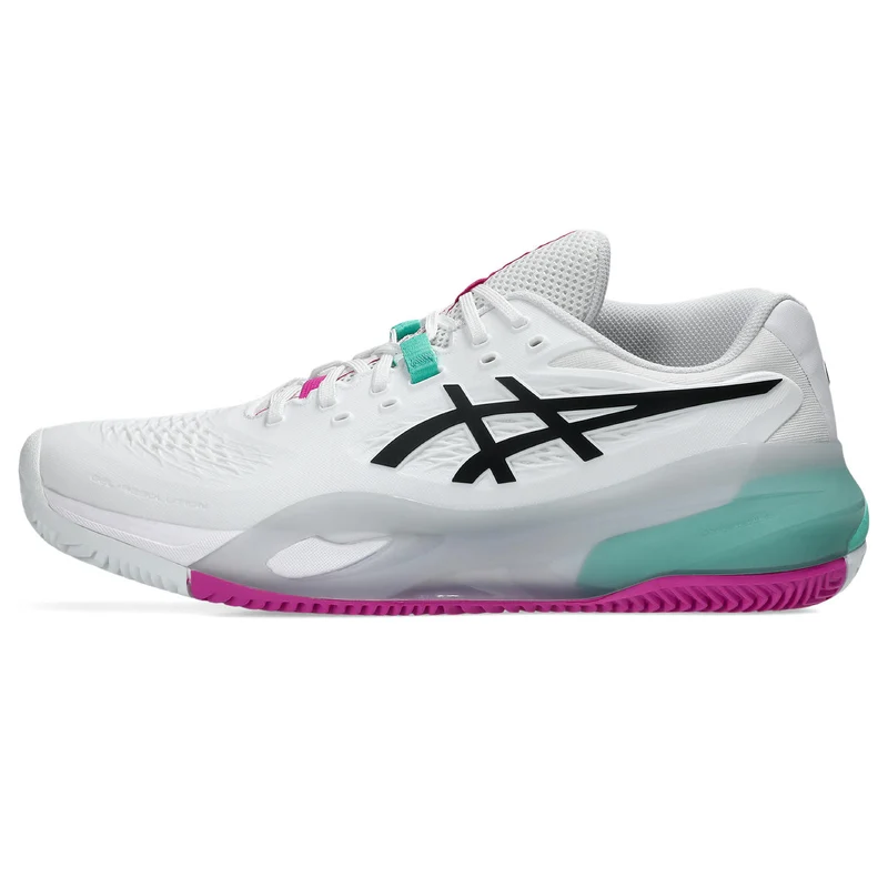 Asics Tennisschoen Gel Resolution X Clay Heren Wit Groen
