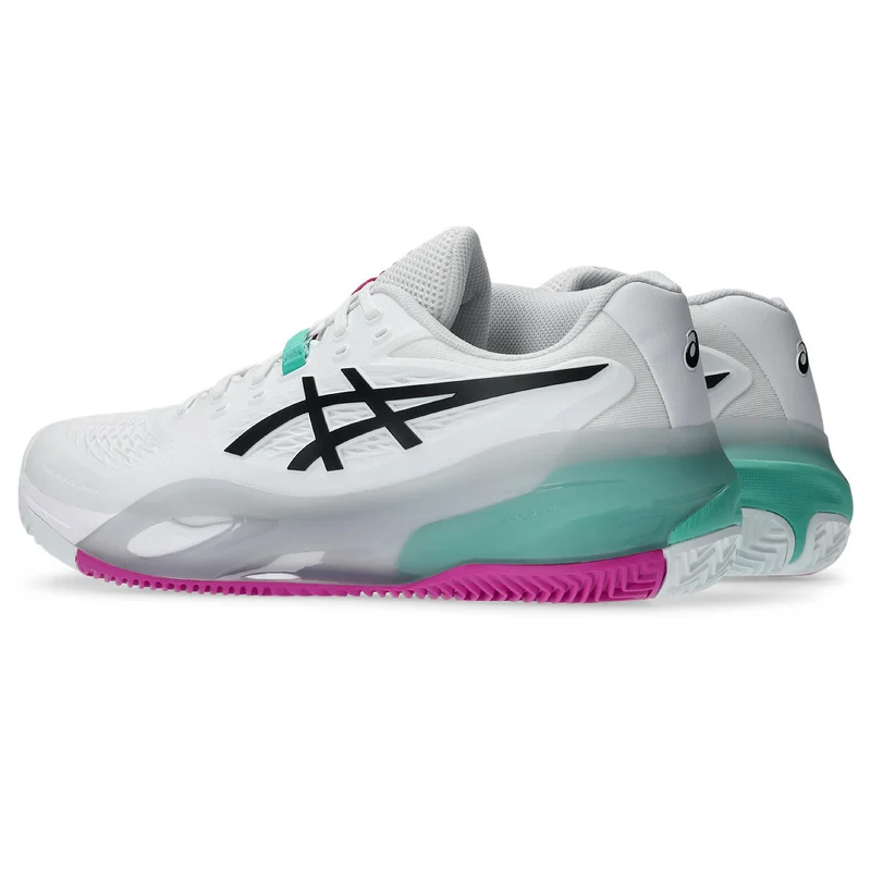 Asics Tennisschoen Gel Resolution X Clay Heren Wit Groen