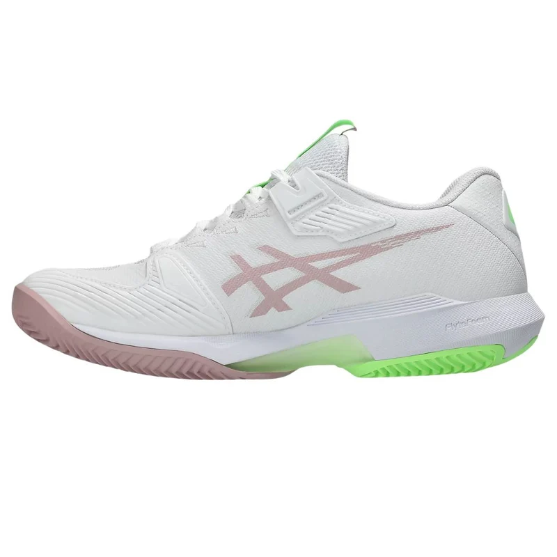 Asics Tennisschoen Solution Speed FF 4 Clay Dames Wit Roze