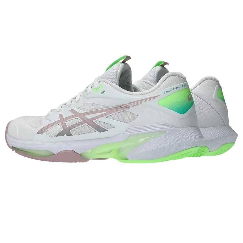 Asics Tennisschoen Solution Speed FF 4 Clay Dames Wit Roze