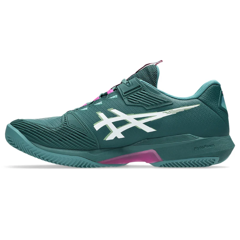 Asics Tennisschoen Solution Speed FF 4 Clay Heren Groen
