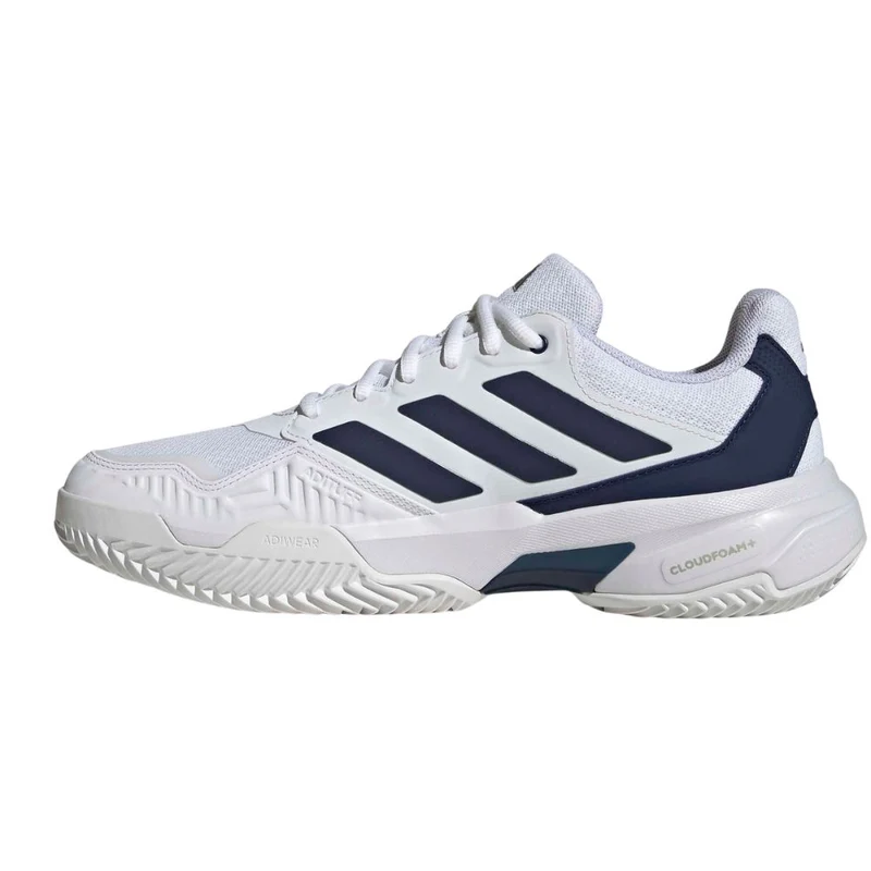 Adidas Tennisschoen Padelschoen Courtjam Control 3 Clay Heren Wit Blauw