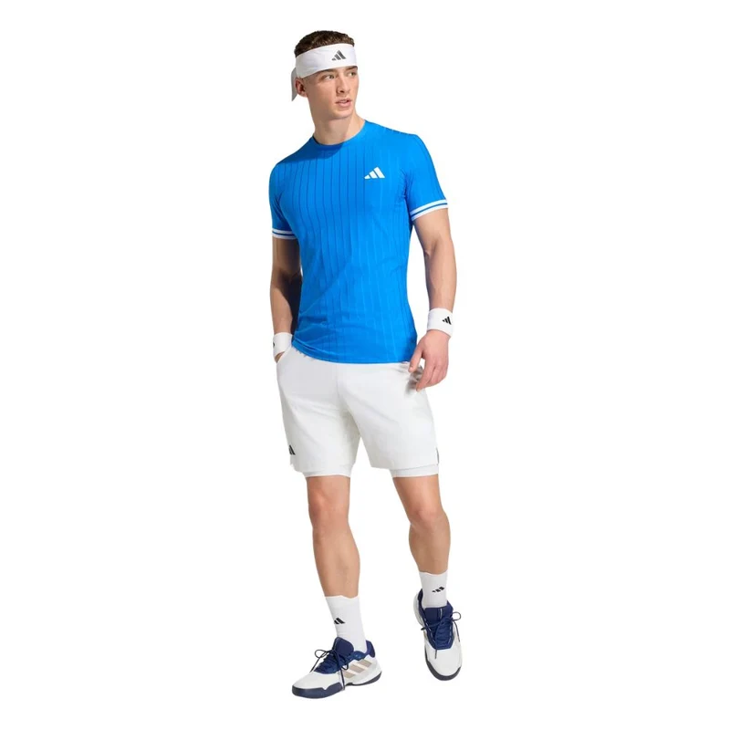 Adidas T-Shirt Freelift Tee Pro Blauw