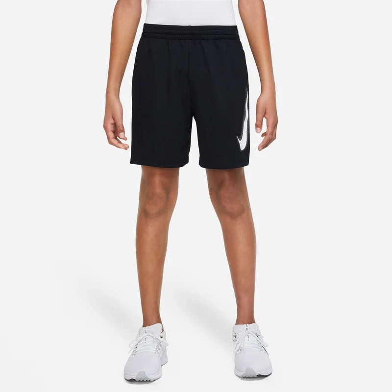 Big Graphic Shorts Jungen - schwarz, weiß