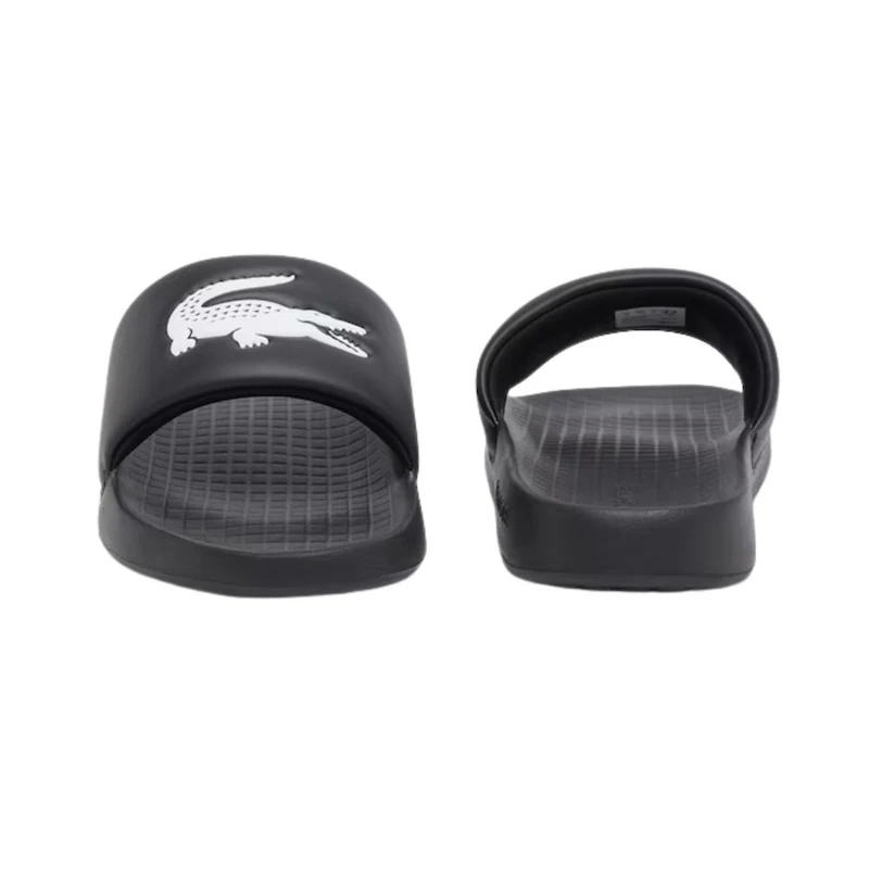 Lacoste Slippers Serve Slide 1.0 Heren Zwart Wit