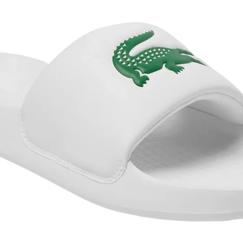 Lacoste Slippers Serve Slide 1.0 Heren Wit Groen