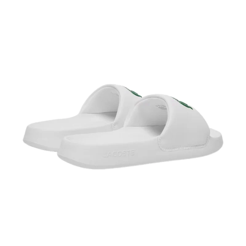 Lacoste Slippers Serve Slide 1.0 Heren Wit Groen