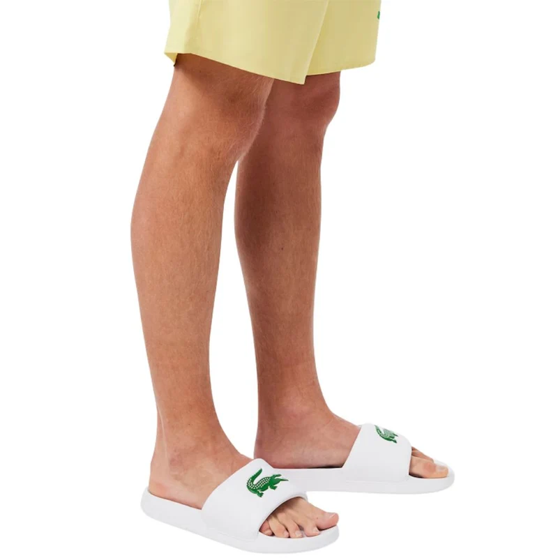 Lacoste Slippers Serve Slide 1.0 Heren Wit Groen