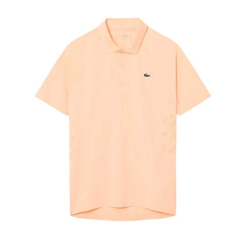 Lacoste Polo Tennis Novak Djokovic On Court Heren Oranje