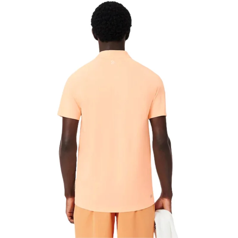 Lacoste Polo Tennis Novak Djokovic On Court Heren Oranje