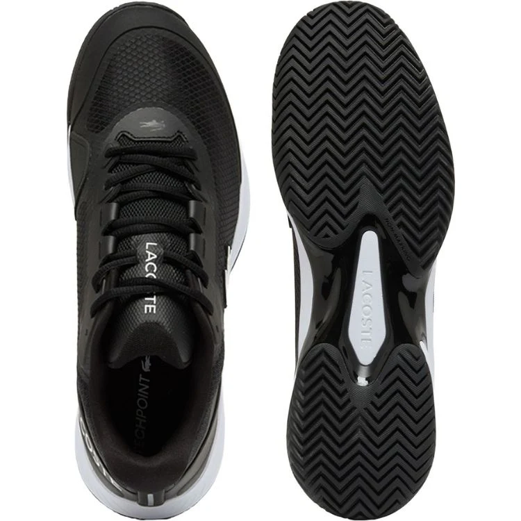 Lacoste Tennisschoen Padelschoen Tech Point Clay Heren Zwart