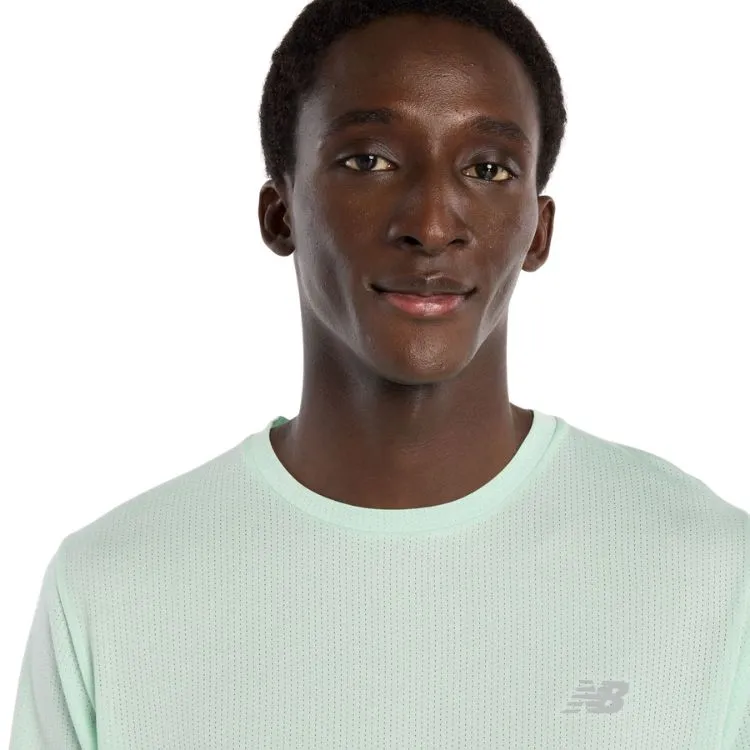 New Balance T-Shirt Athletics Heren Light Green