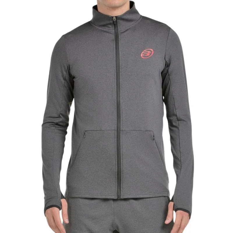 Bullpadel Sweatshirt Eridanu Heren Donkergrijs