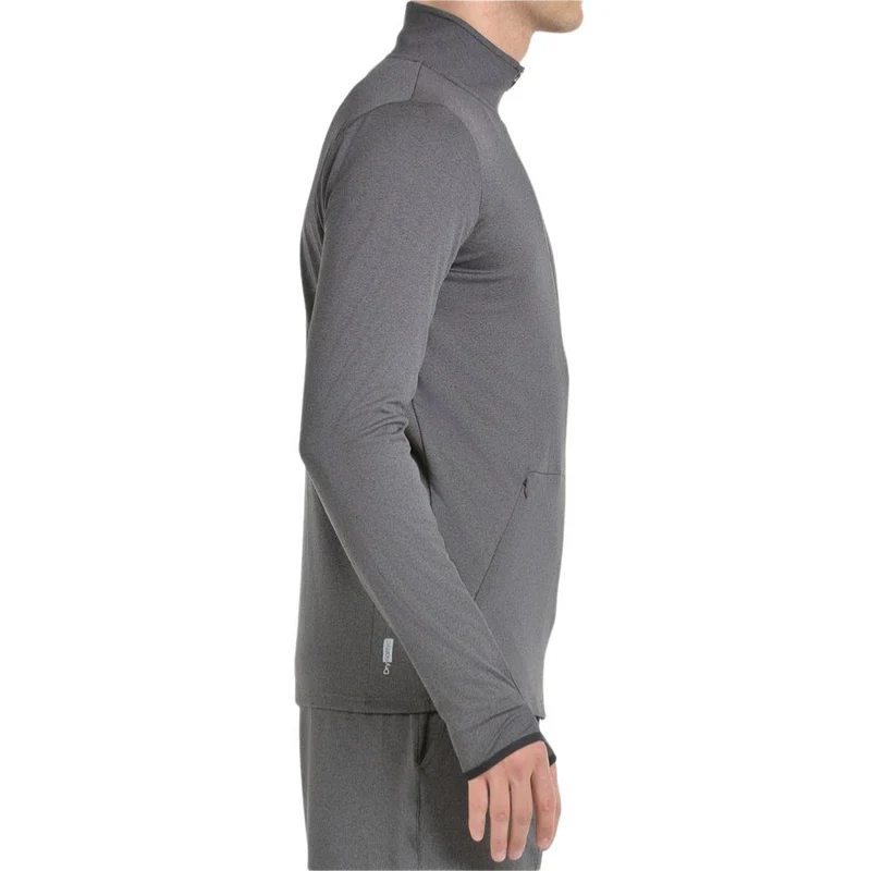 Bullpadel Sweatshirt Eridanu Heren Donkergrijs