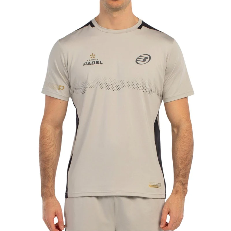 Bullpadel T-shirt Brece Heren Grijs