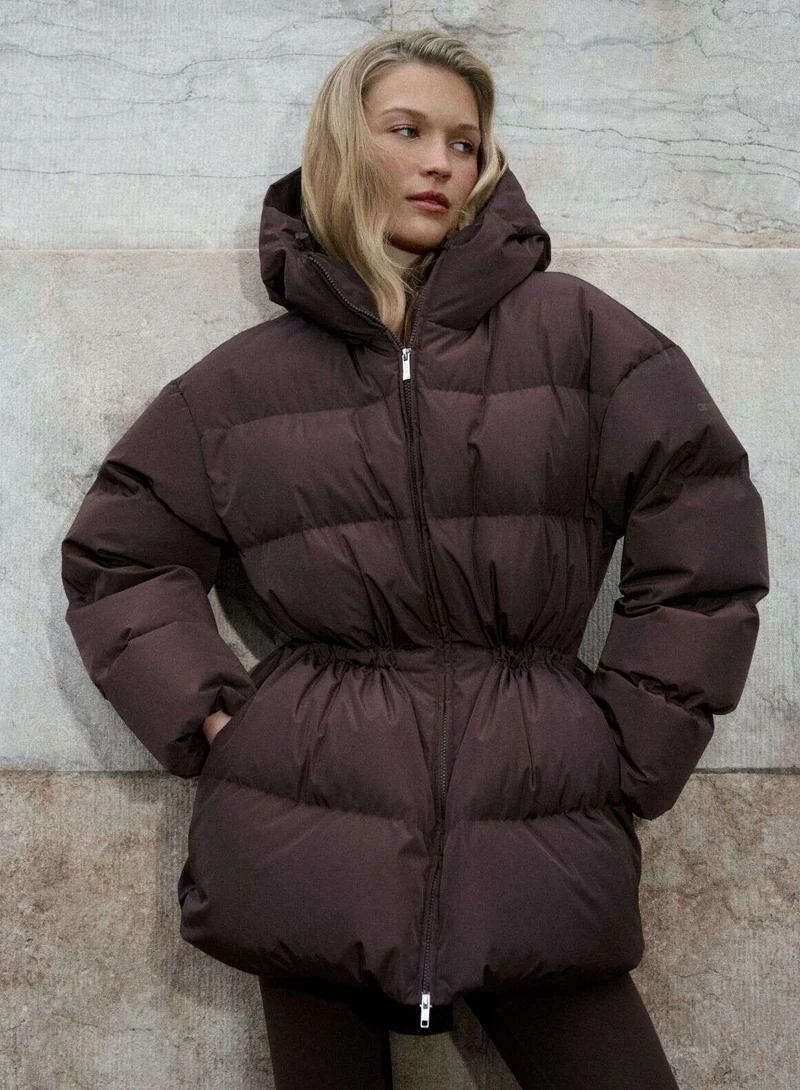 Cacao Moment Puffer Jacket