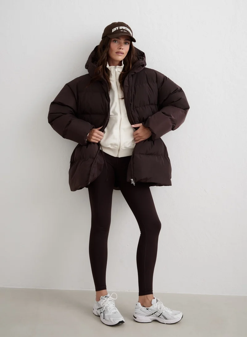 Cacao Moment Puffer Jacket