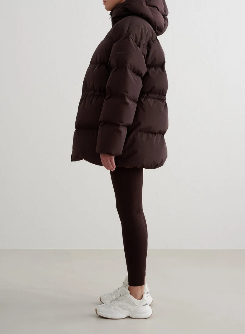 Cacao Moment Puffer Jacket