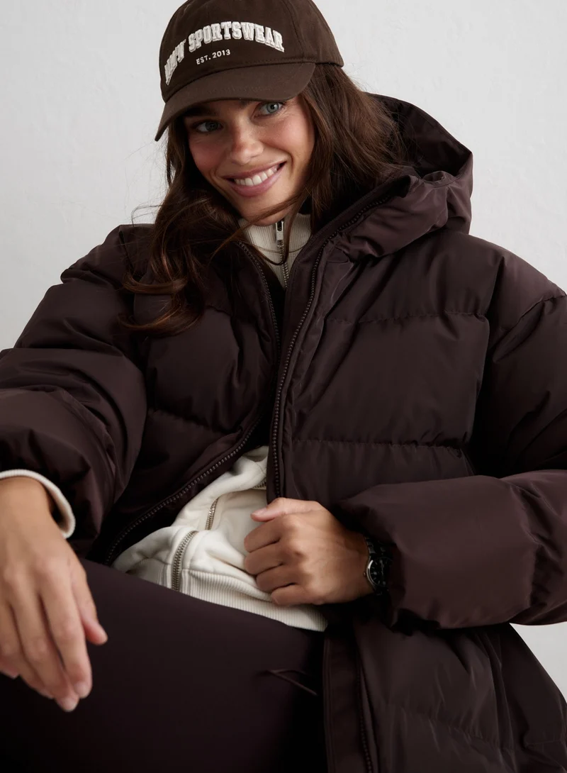 Cacao Moment Puffer Jacket