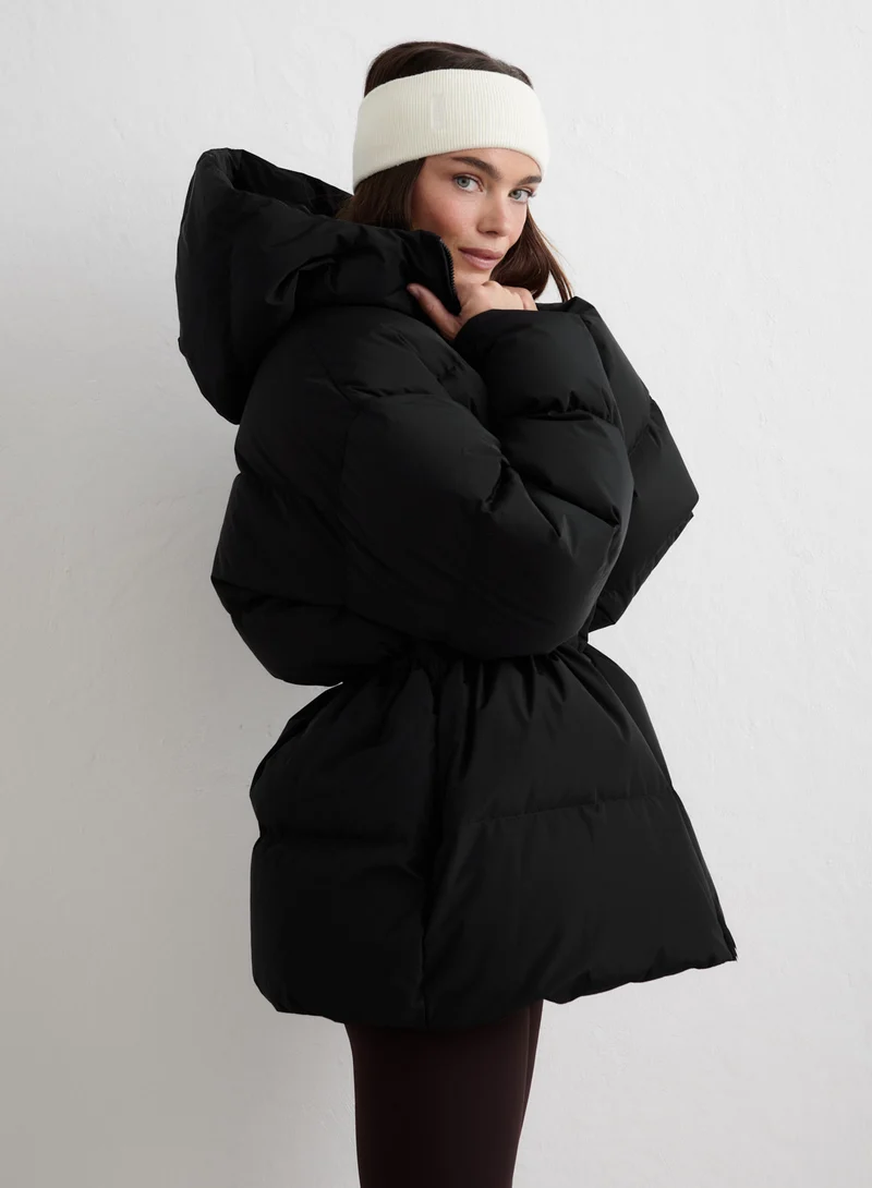 Black Moment Puffer Jacket