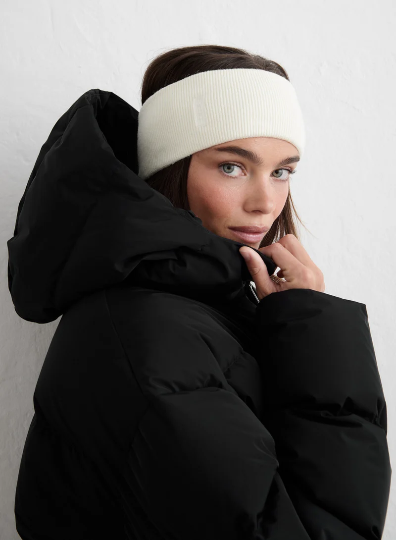 Black Moment Puffer Jacket