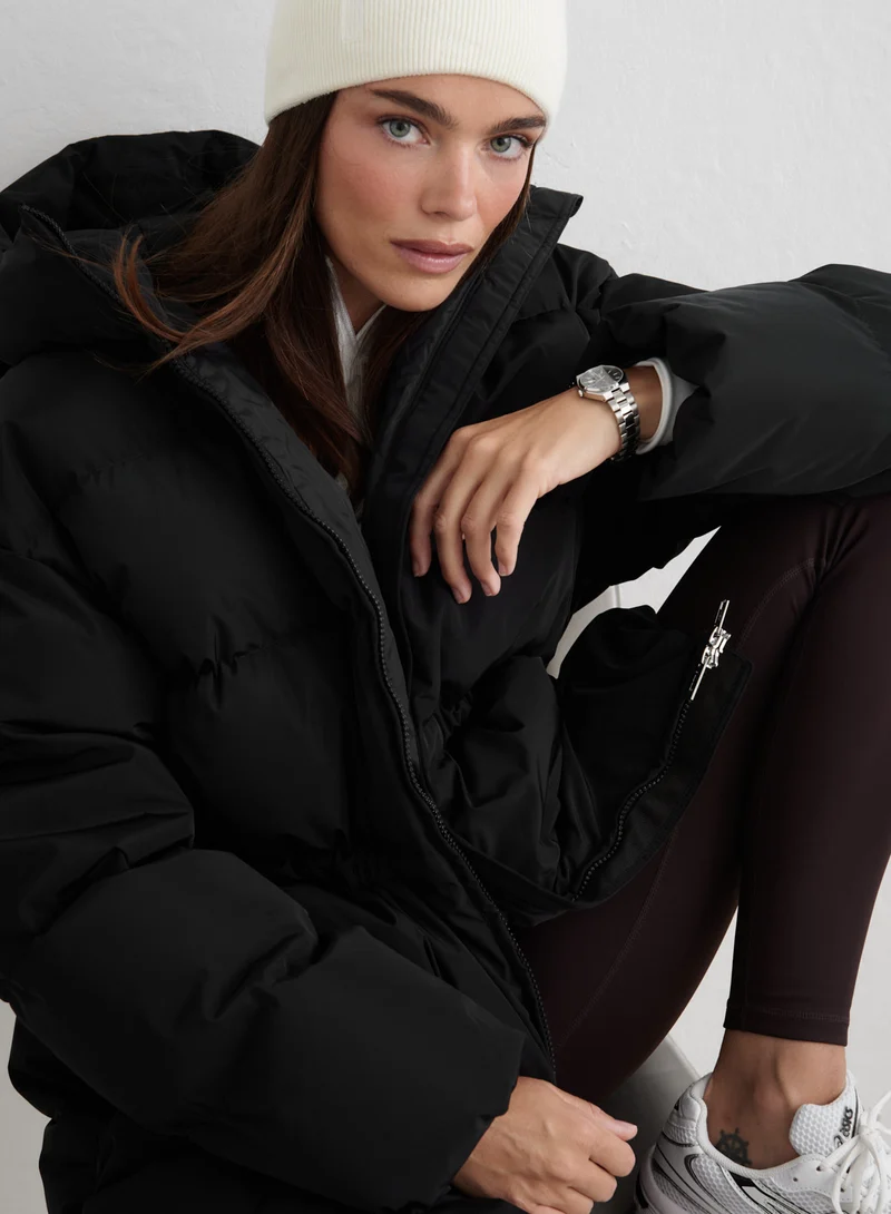 Black Moment Puffer Jacket