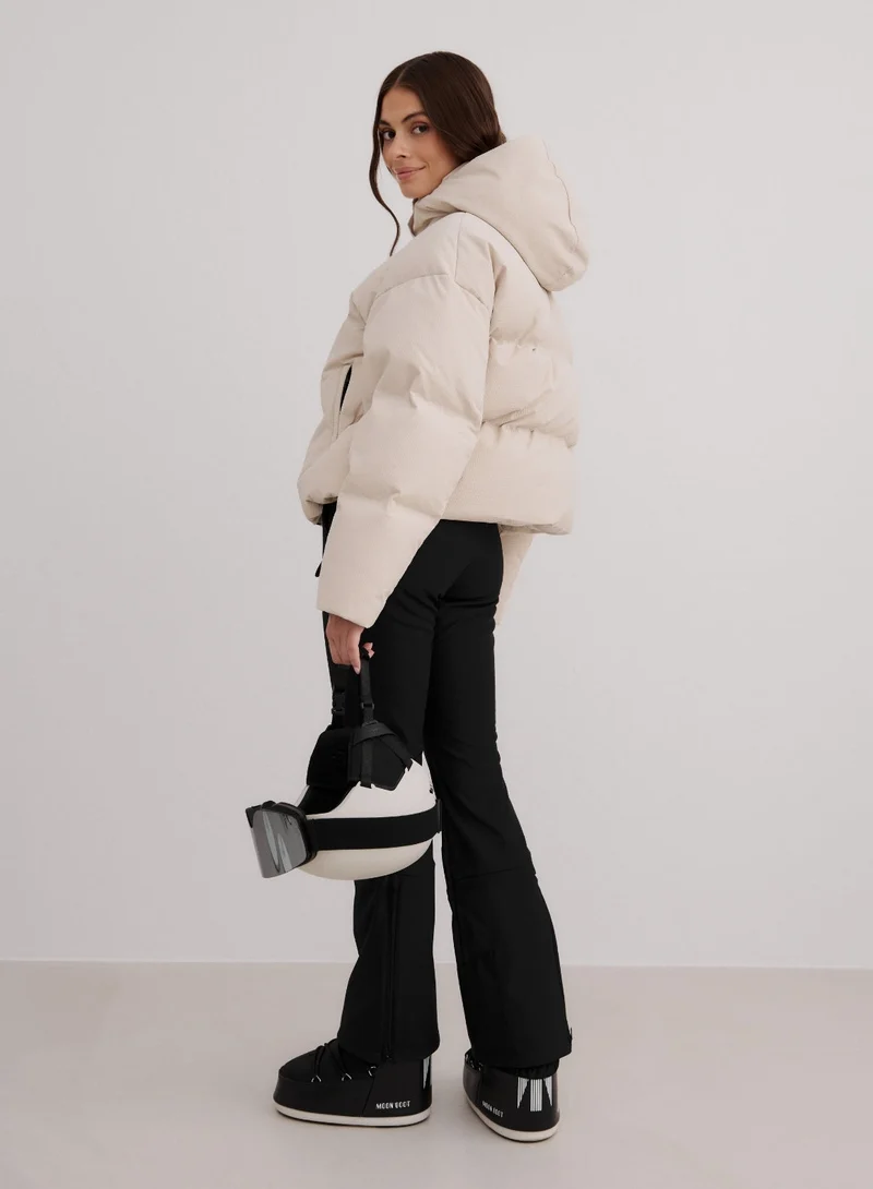 Café Au Lait Cortina Puffer Jacket