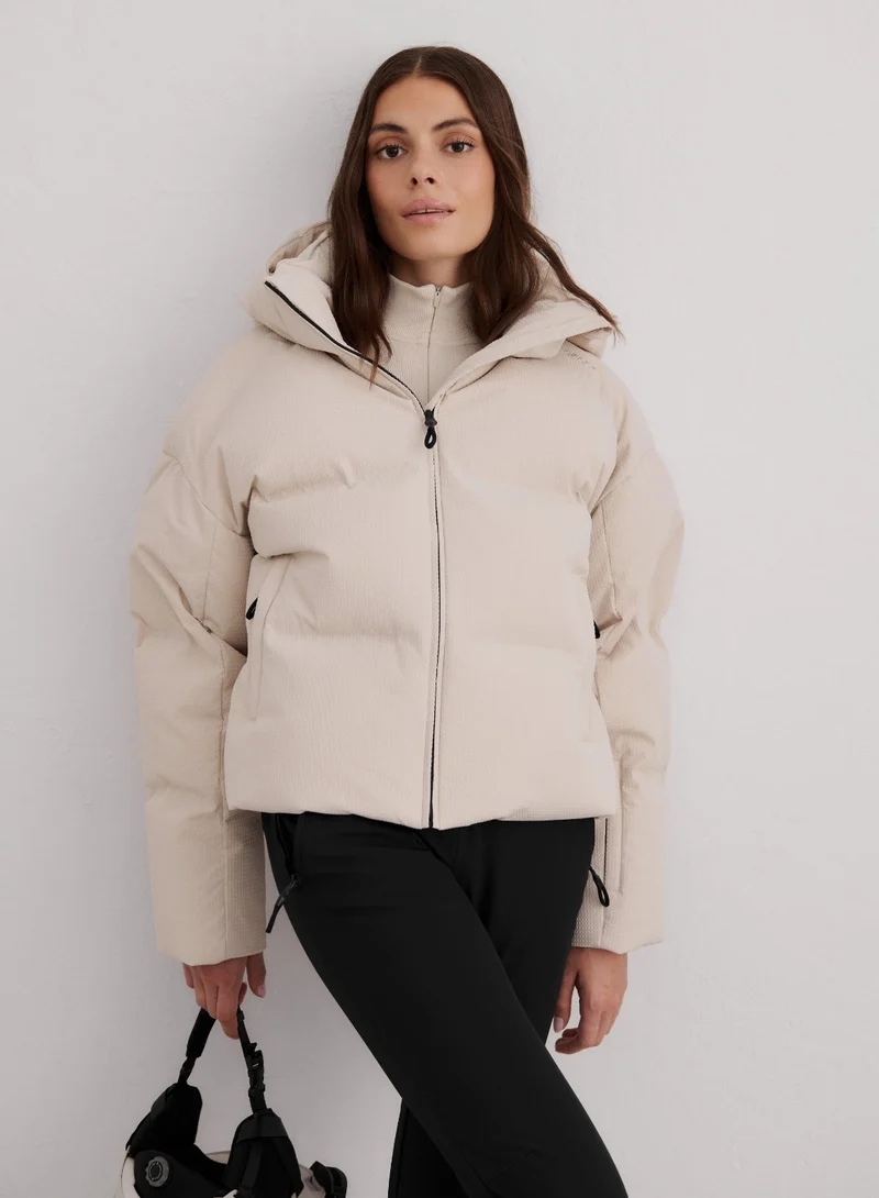 Café Au Lait Cortina Puffer Jacket