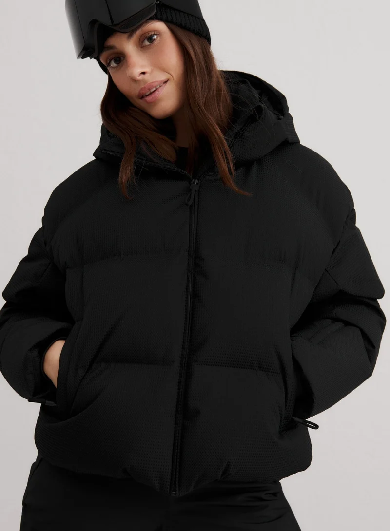 Black Cortina Puffer Jacket