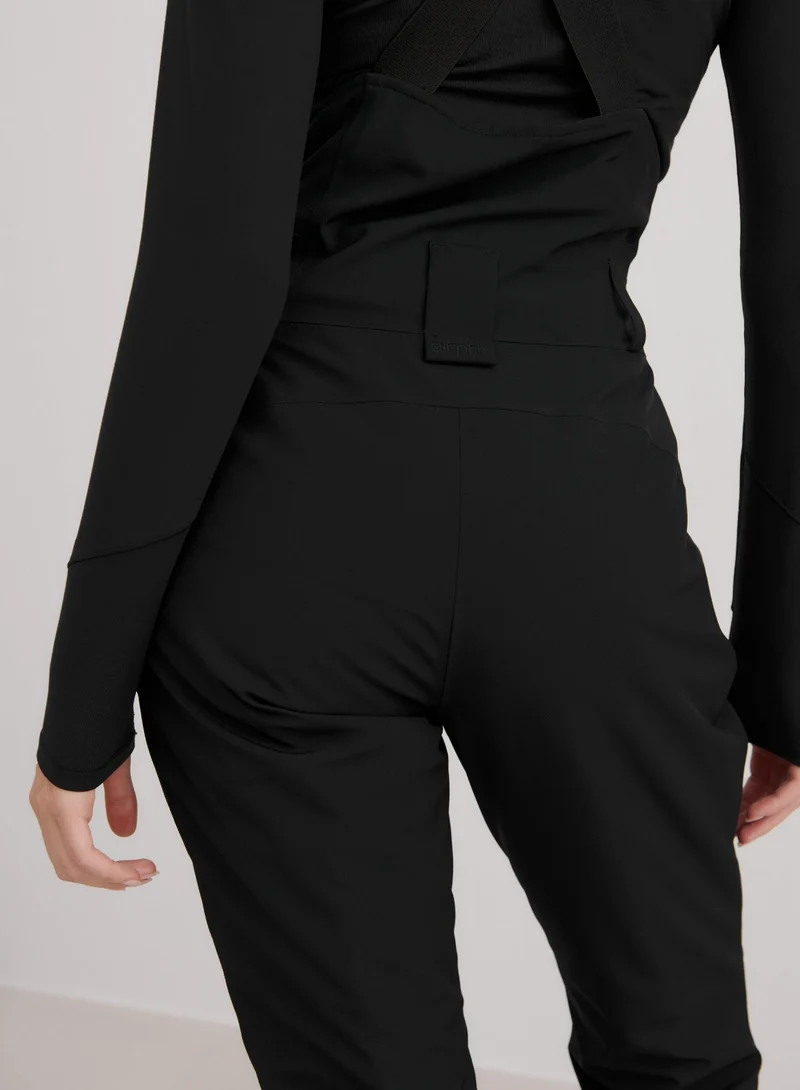 Black Vermont Padded Bib Pants