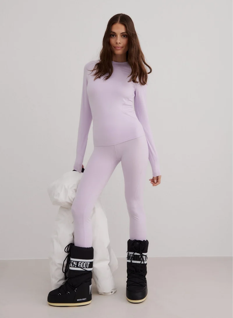 Pale Lavender Baselayer Leggings