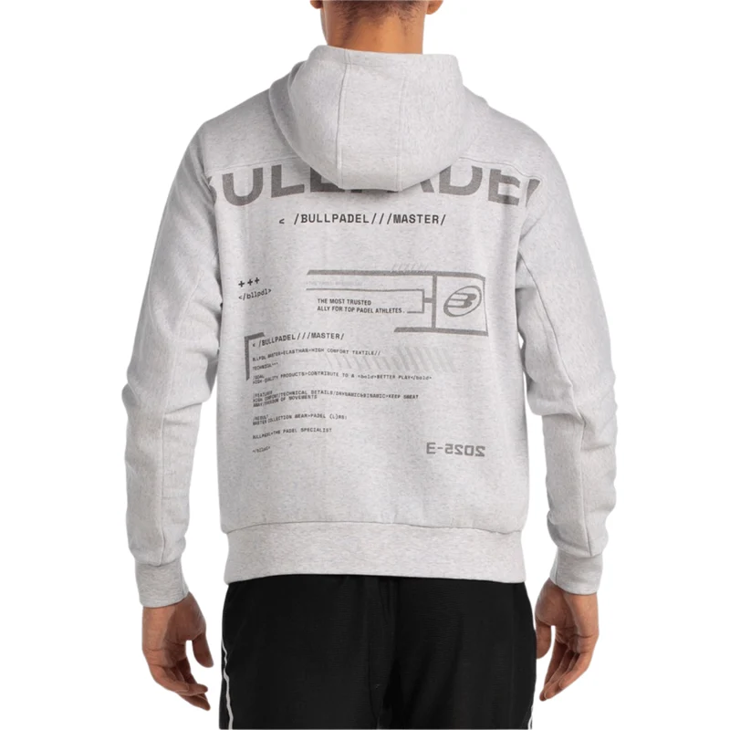 Bullpadel Hoodie Breas Light Grey Vigore