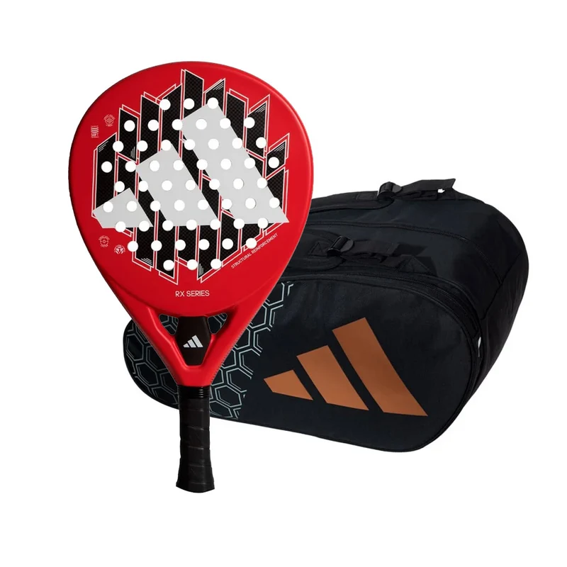 Pala ADIDAS RX Series Red + Paletero ADIDAS Control Bronze