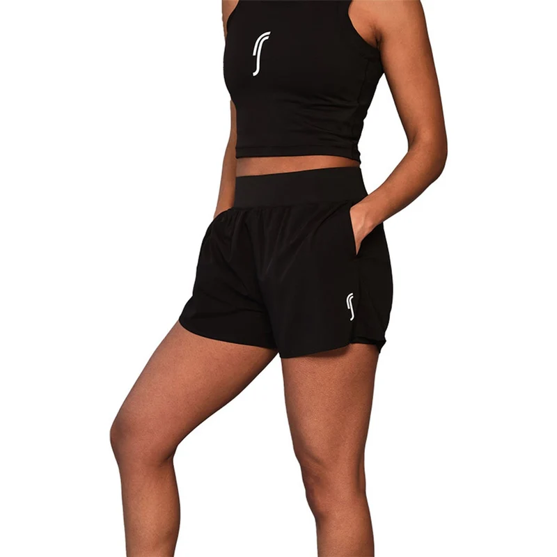 RS Women Court Shorts Black