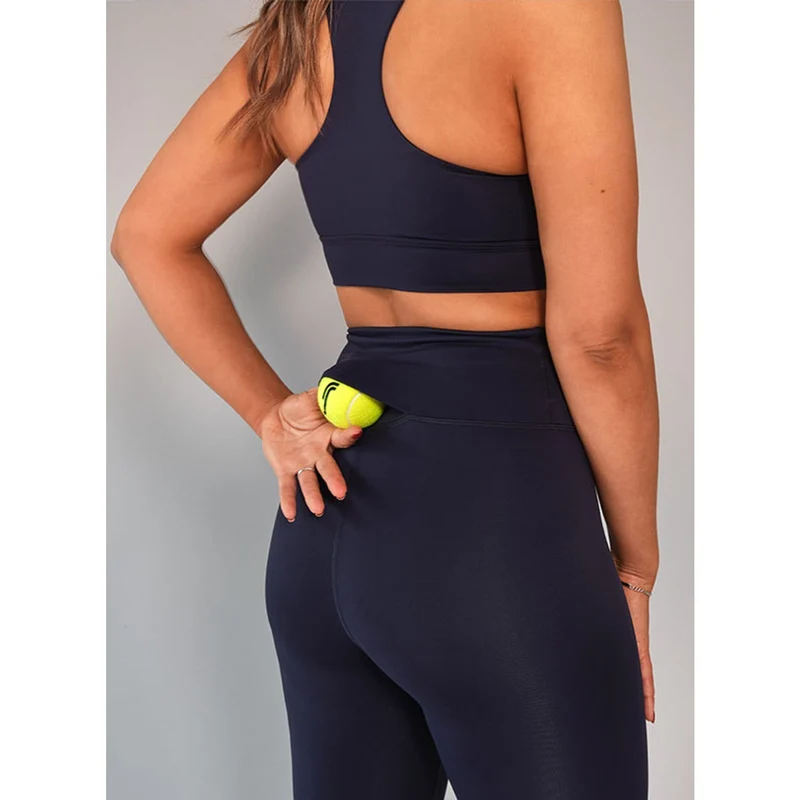 RS Women Stretch Tech Back Pocket Tights Navy