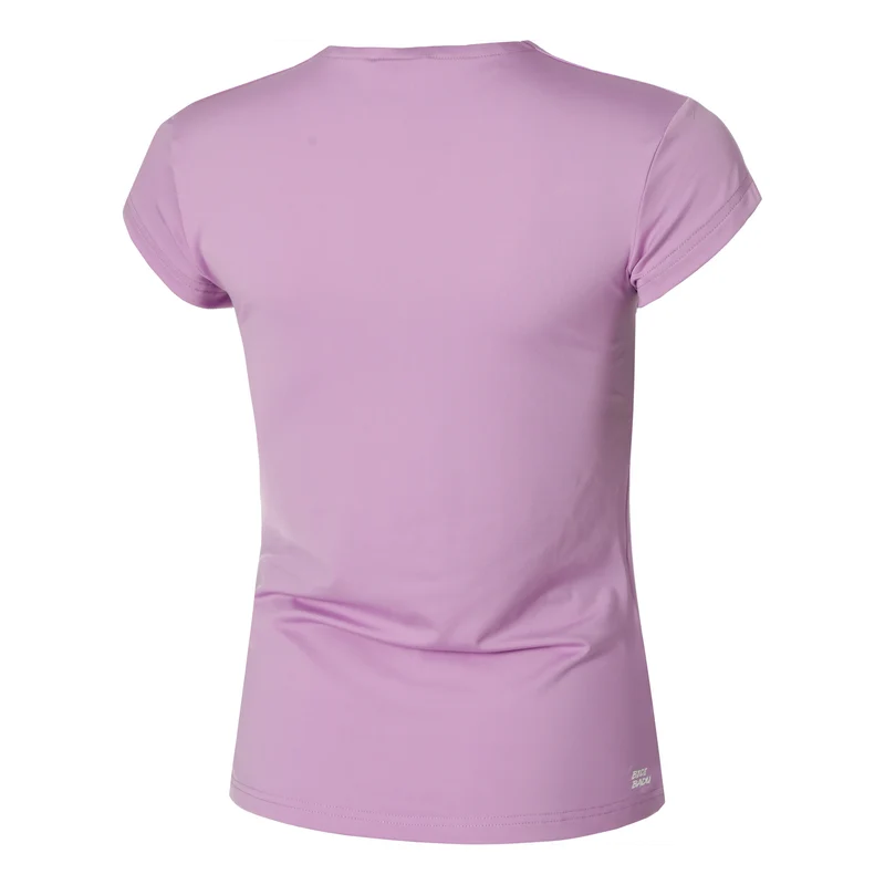 Spike V-Neck T-Shirt Damen-Lila