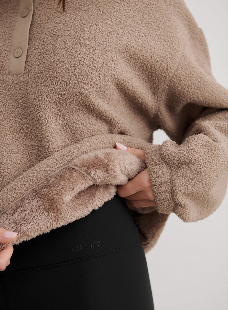 Espresso Polar Fleece Long Sleeve