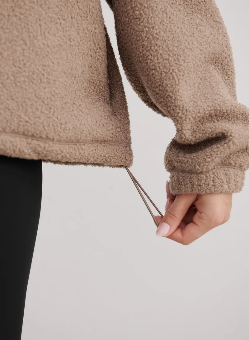 Espresso Polar Fleece Long Sleeve