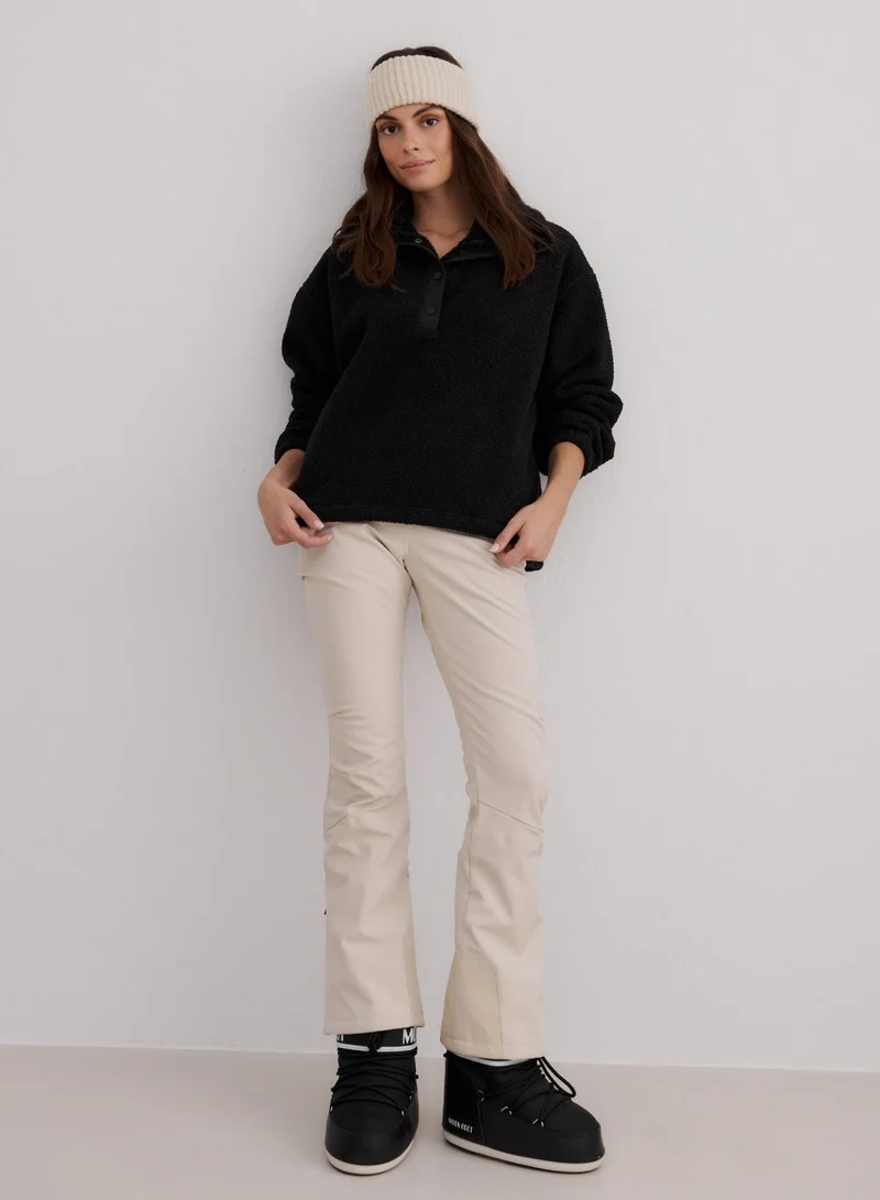 Black Polar Fleece Long Sleeve