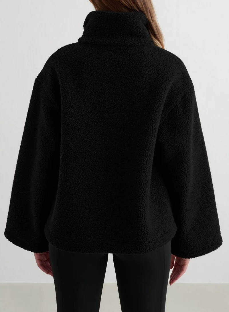 Black Pile Anorak