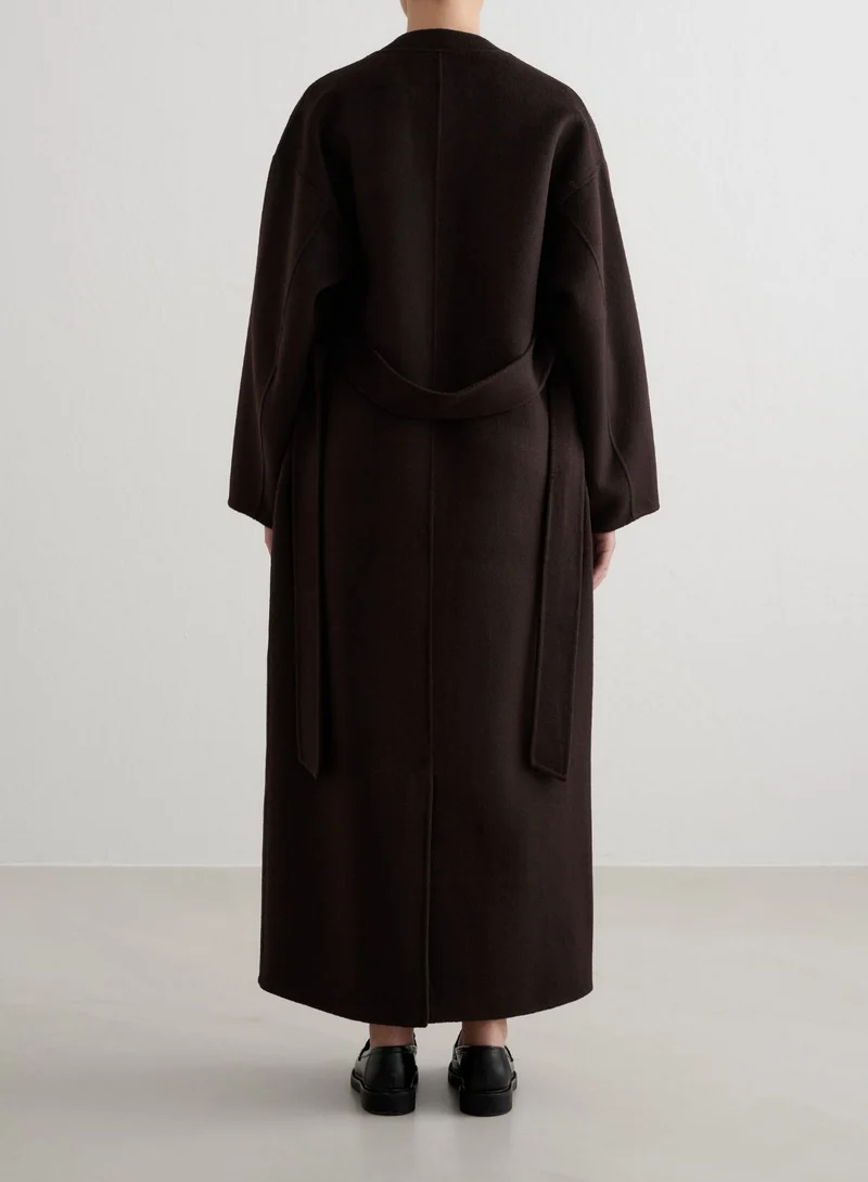 Chocolate Wool Coat