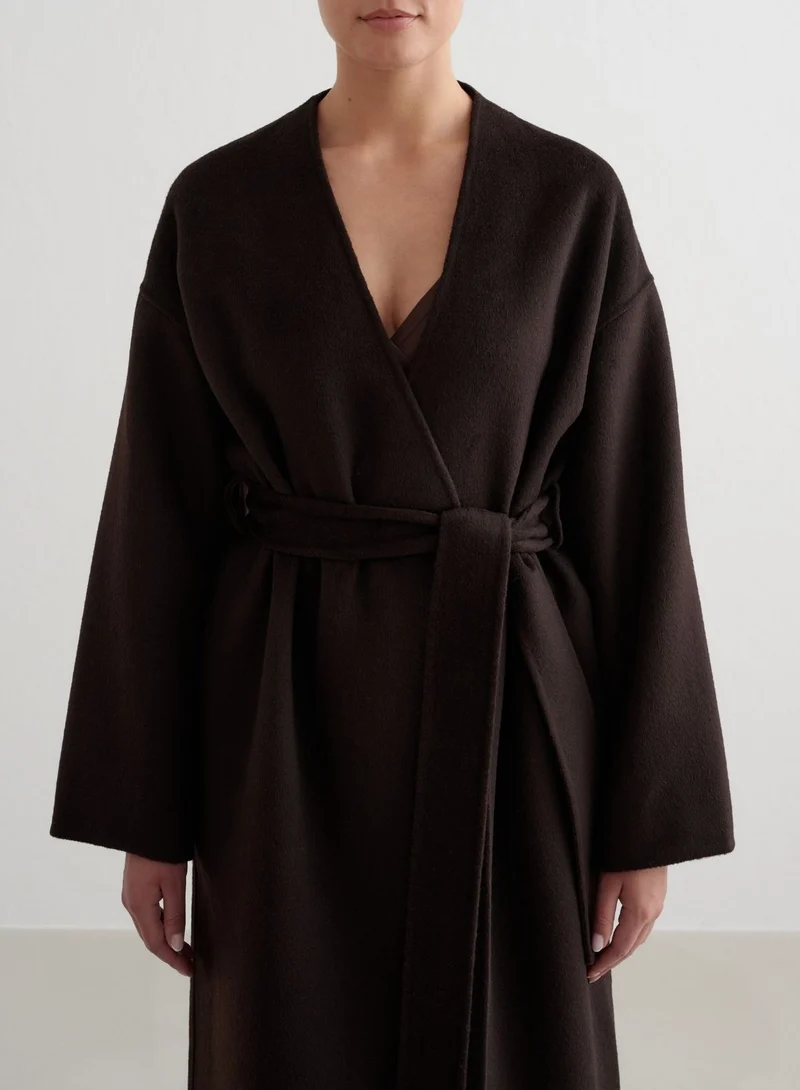 Chocolate Wool Coat