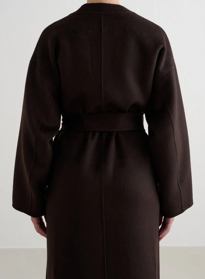 Chocolate Wool Coat