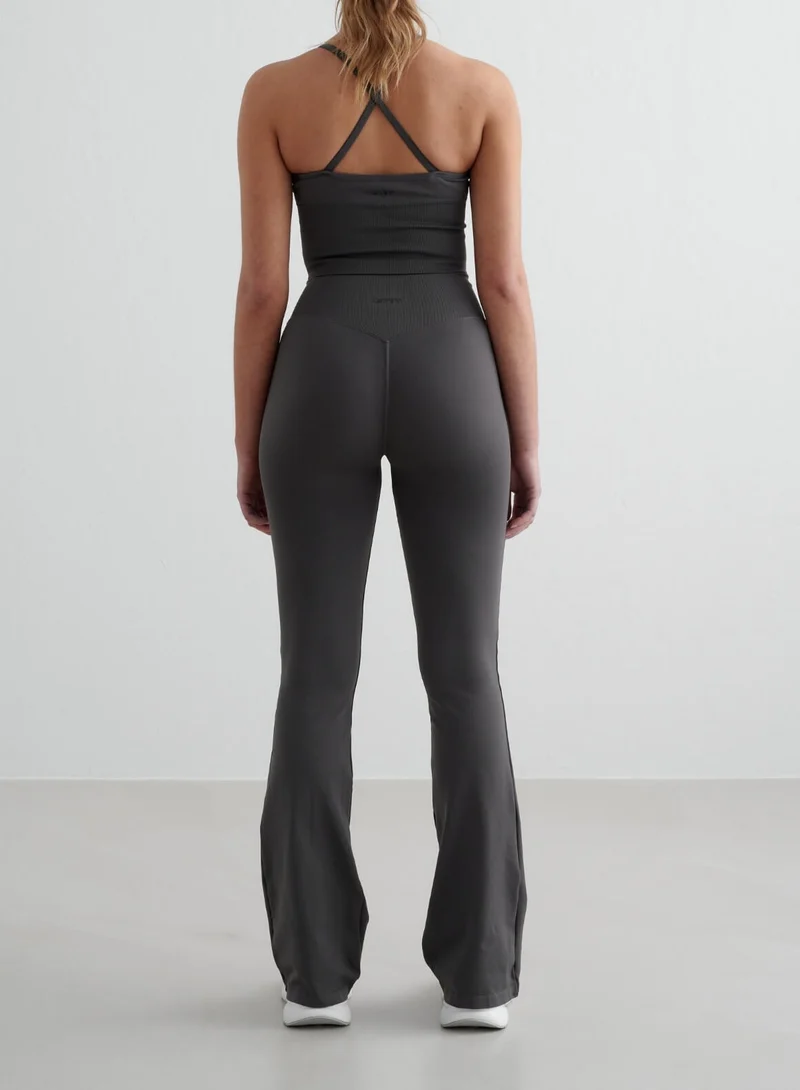 Shadow Grey Shape Seamless Flare Petite Tights