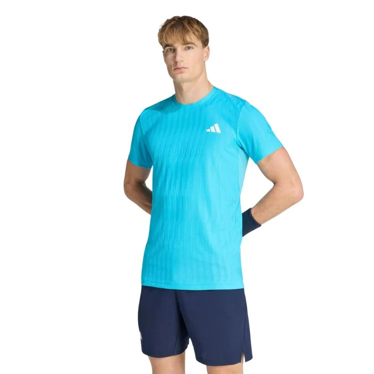 Adidas T-Shirt Freelift Tee Blauw