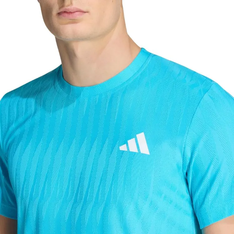 Adidas T-Shirt Freelift Tee Blauw