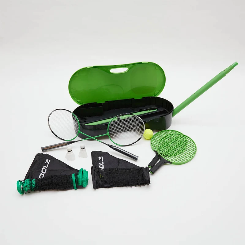 Mobiles 2in1 Tennis- & Badmintonnetz