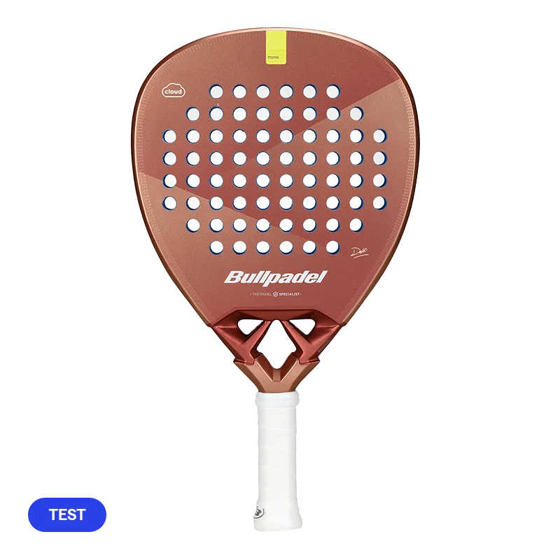 Pala de TEST Bullpadel Vertex 05 W Cloud Delfi Brea 2026