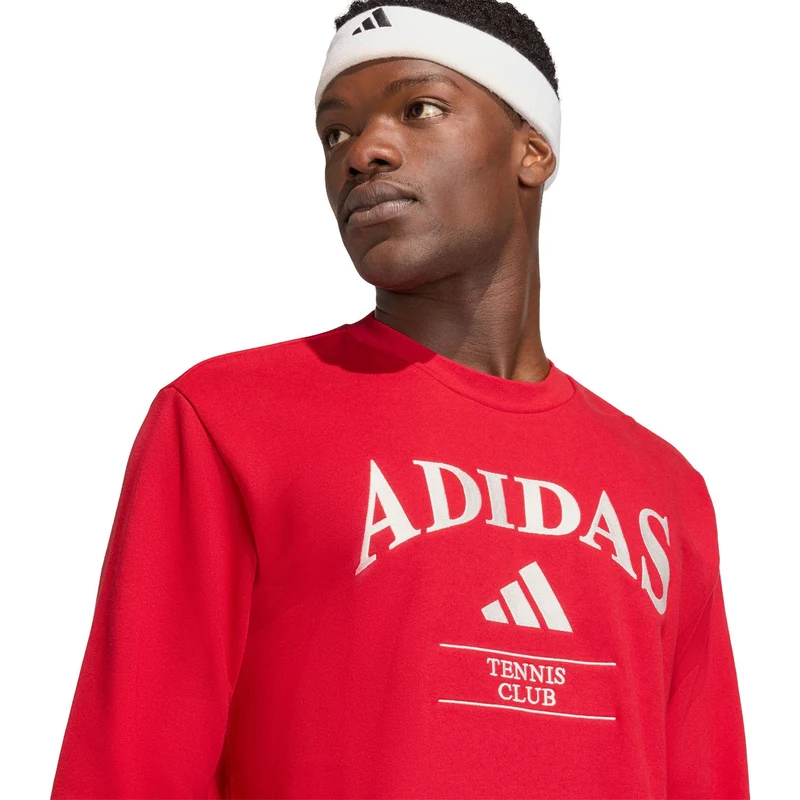 Adidas Sweater Heritage Graphic Crew Rood